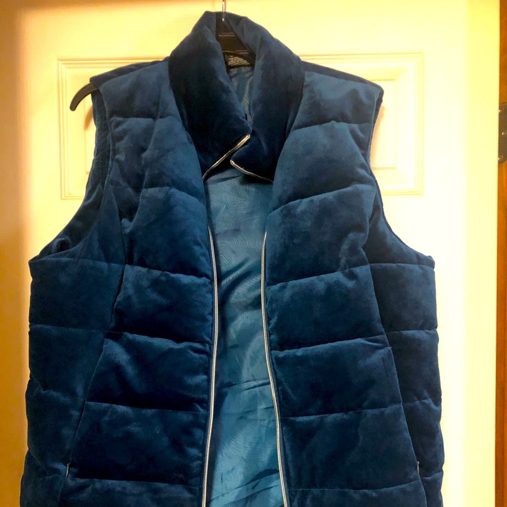 Heavy velvet vest